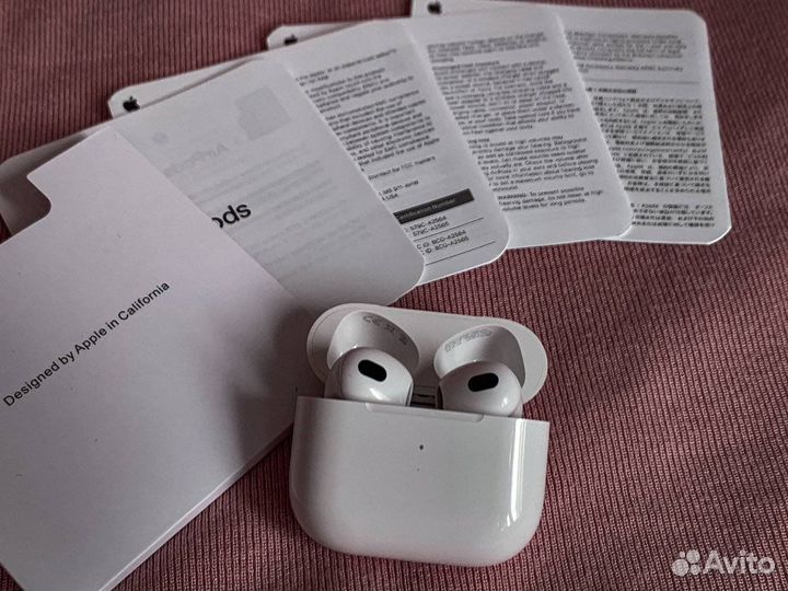 Комплект Apple airpods 3 + чехол
