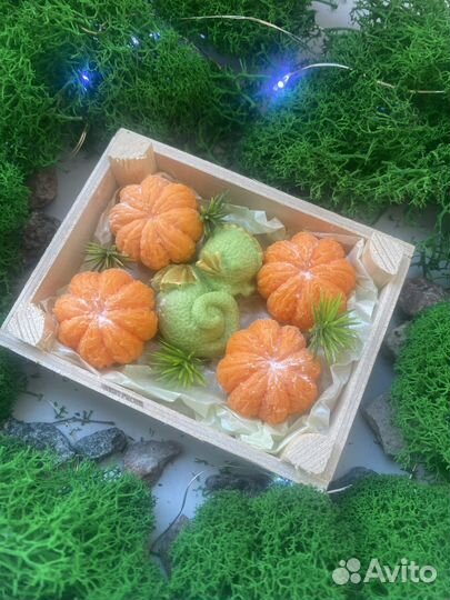 Подарок на Новый Год. Набор сувенирного мыла