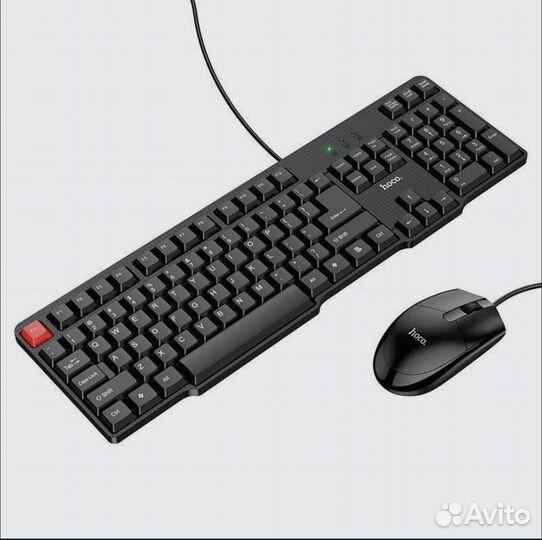Клавиатура и мышь Hoco набор (офисный комплект)