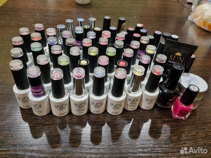 Набор гель лаков 62шт и дизайн