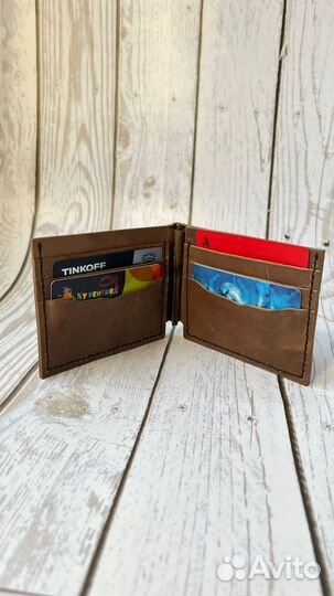 Зажим для денег ручная работа