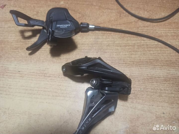 Передний переключатель shimano deore и монетка