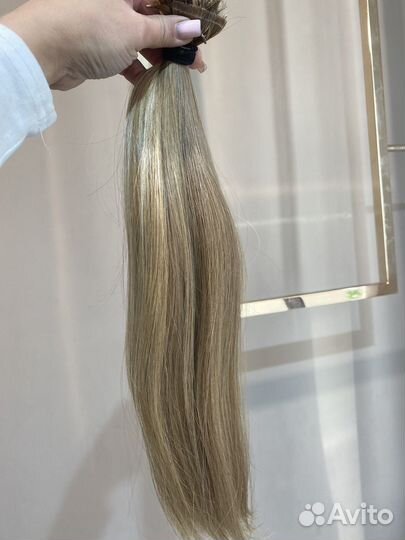 Волос натуральный славянка люкс