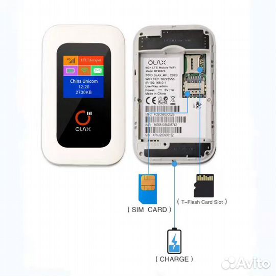 Роутер wi fi карманный 4g LTE