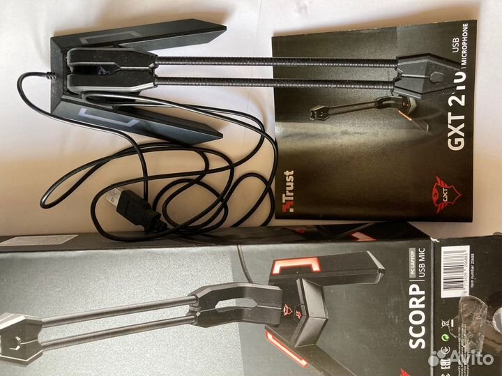 Микрофон Trust GXT 210 Scorp USB, черный