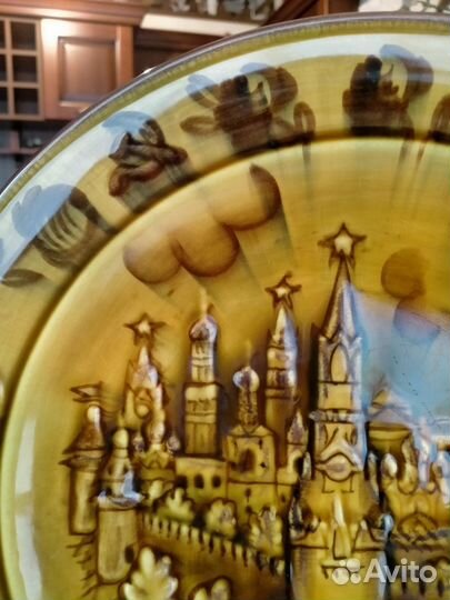 Тарелка настенная зик