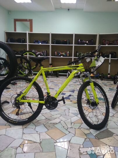 Велосипед горный салатовый