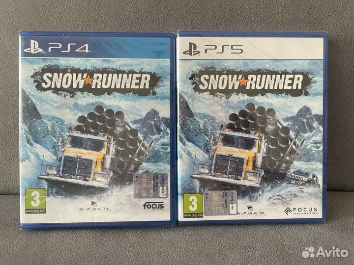 SnowRunner PS4/ PS5 Диск Новый Рус