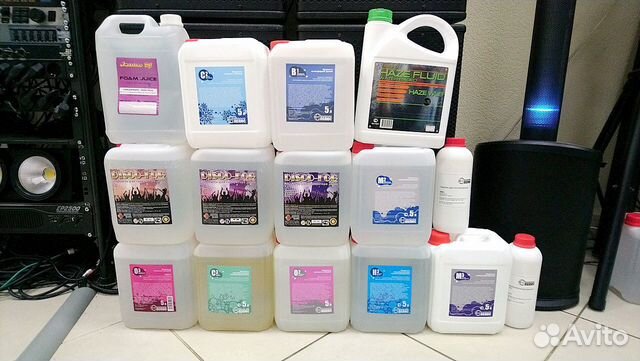 Жидкость для генератора дыма, пены, снега 5 литров