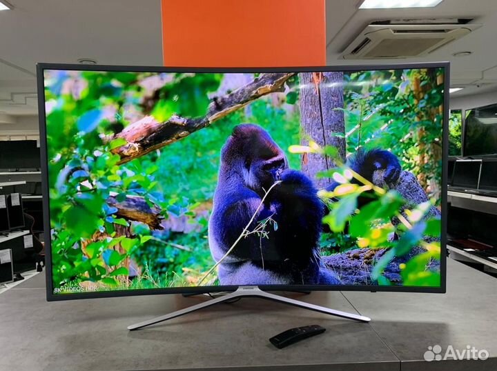 Изогнутый Samsung 49(130) /Smart TV/Wi-Fi/4k UHD