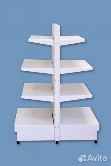 Торговые пристенные стеллажи