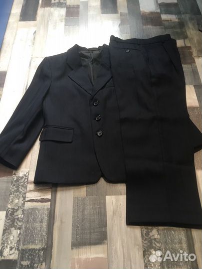 Костюм школьный, синий, новый рост 122 см