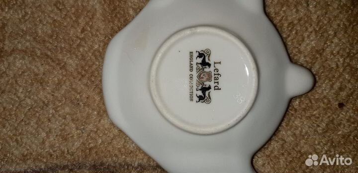 Фарфоровые подставки для чайных пакетов