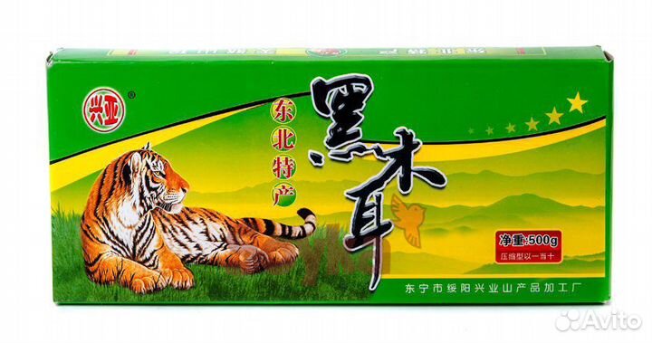 Черные древесные грибы прессованные «муэр» Китай 2