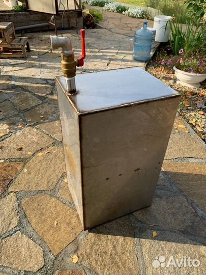 Бак из нержавейки для бани 90 литров