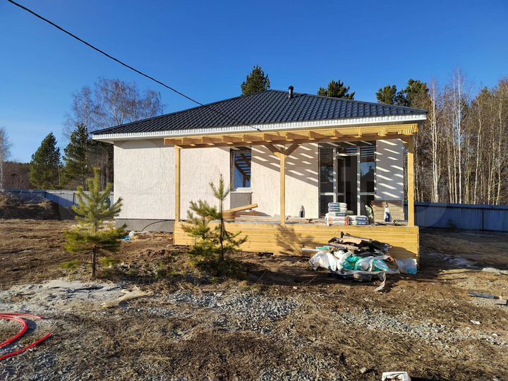 Дом 113 м² на участке 8 сот.