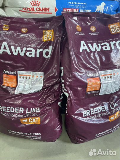 Корм для кошек и собак 15 кг Award Urinary