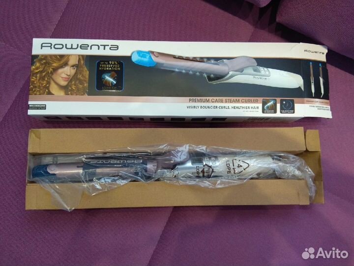 Паровая плойка rowenta Premium care steam curler