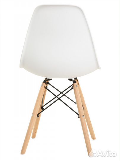Стул в стиле eames DSW, молочный, 1 шт