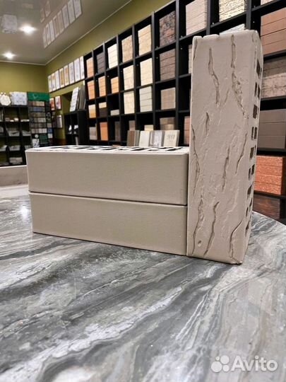 Кирпич керамический серый рустик Старооскольский