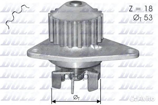 Помпа водяная citroen saxo C3TU1JP/TU3JP c114 Dolz