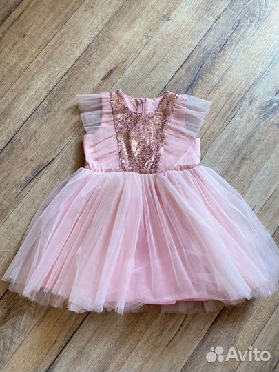Платье для девочки праздничное 86 92