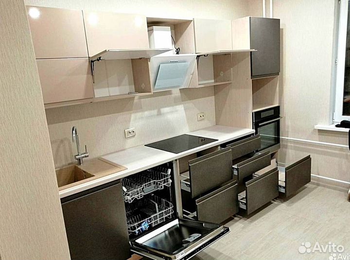 Современный кухонный гарнитур под ключ