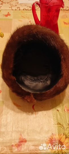 Берет норковый, шапка женская норка