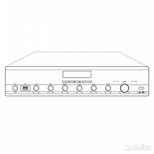 Трансляционный усилитель мощности L Audio lamd1650