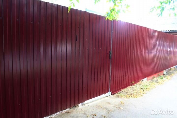 Забор из профнастила