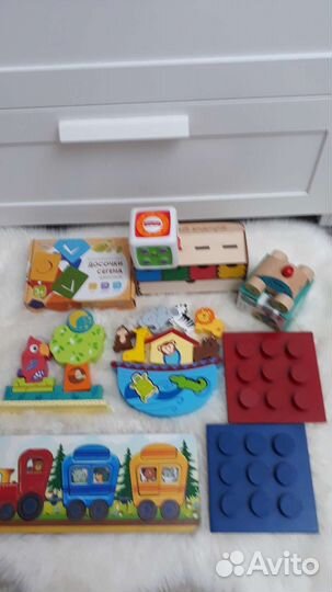 Раоазвивающие деревянные игрушки новые
