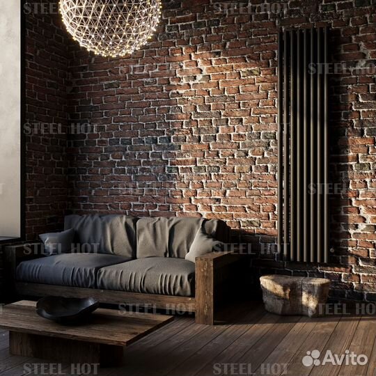 Вертикальный трубчатый радиатор Steel Hot