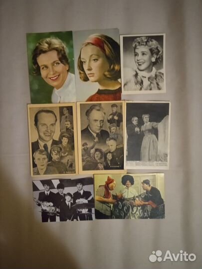 Открытки актеры, дети и герои