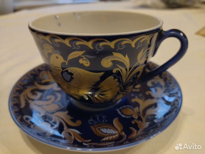 Бронь Чайная пара лфз Жар-Птица кобальт