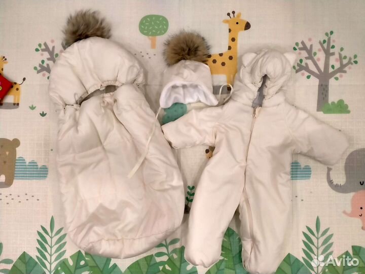 Зимний комплект, комбинезон, конверт