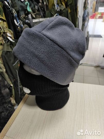 Шапка Флисовая Серая
