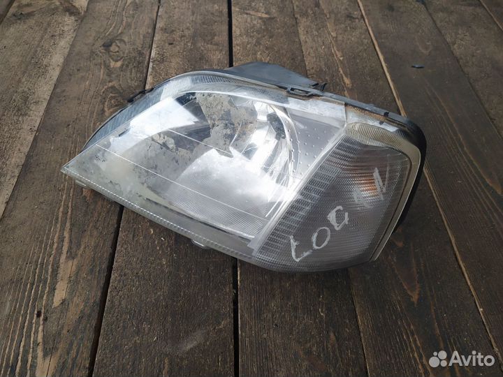 Фара передняя левая Renault Logan седан 2006