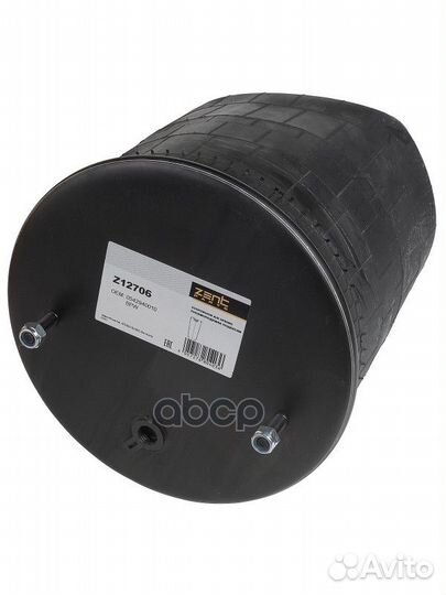 Пневмопод.без стак. h520 2шп.M12смещ.25. 1отв