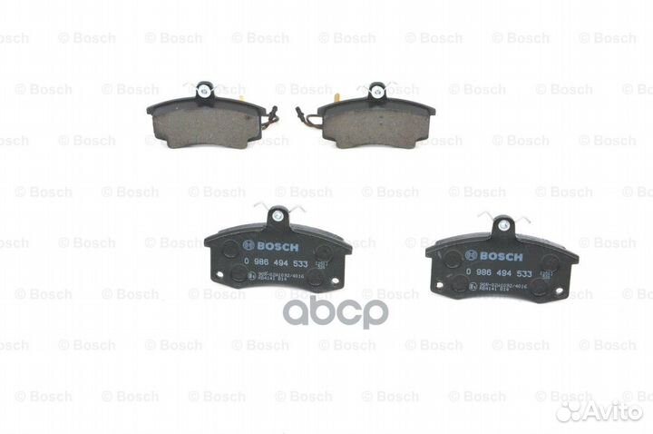 Колодки тормозные дисковые перед Bosch 651