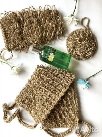 Эко-мочалки из джута