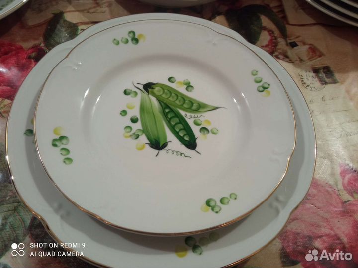 Сервиз столовый, фарфор
