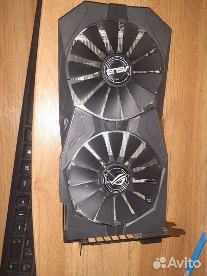 Продаётся видеокарта asus rx 570 o4g