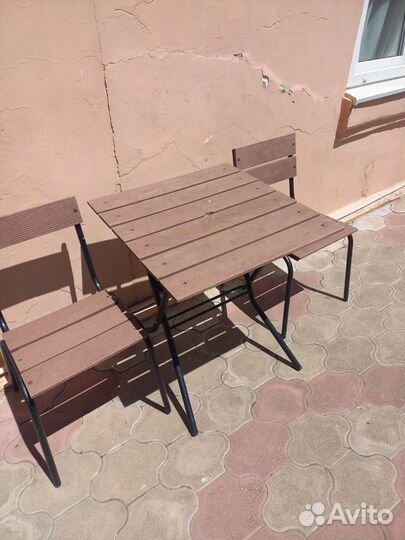 Стол со стульями бу