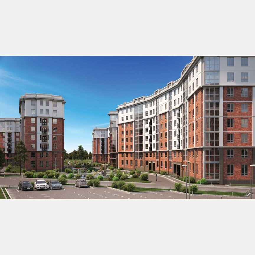 Квартира-студия, 34,8 м², 3/8 эт.