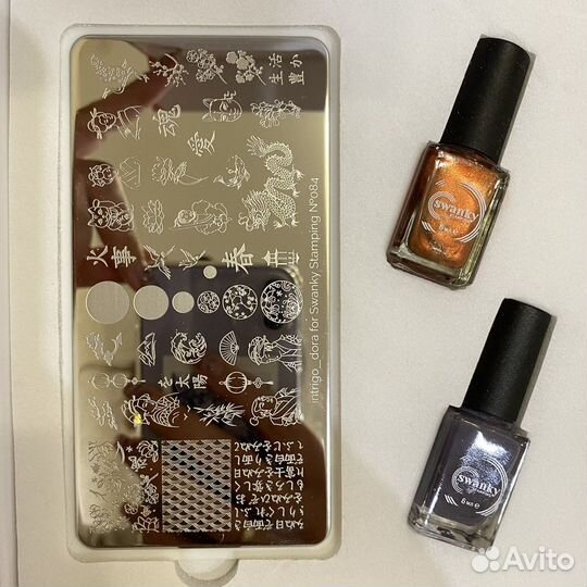 Swanky Stamping, Авторский набор для стемпинга