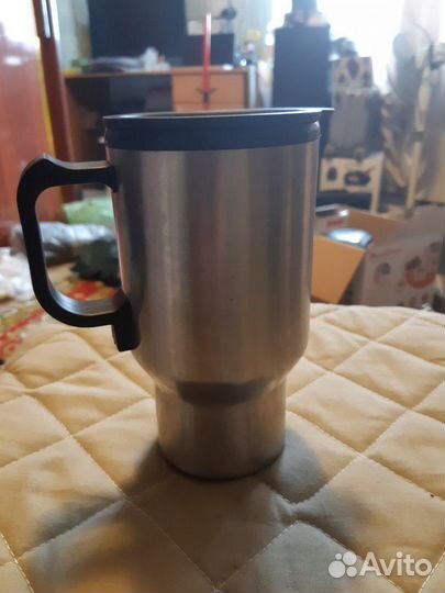 Автомобильная термо кружка кипятильник