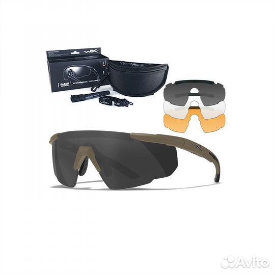 Стрелковые очки Wiley X Saber Advanced