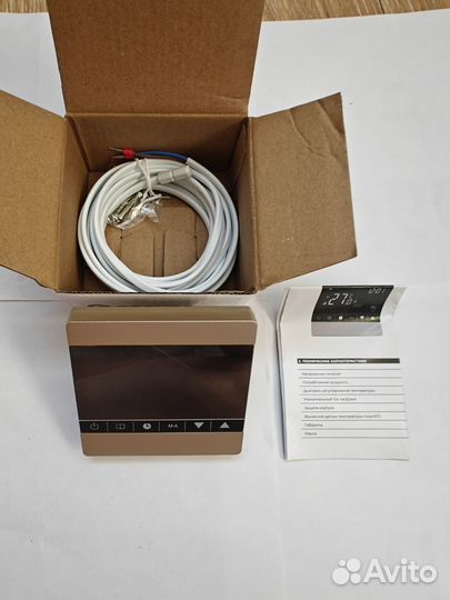 Сенсорный программируемый терморегулятор с Wi-Fi