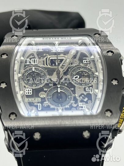 Часы Richard Mille RM 011 Chronograph Black Steel