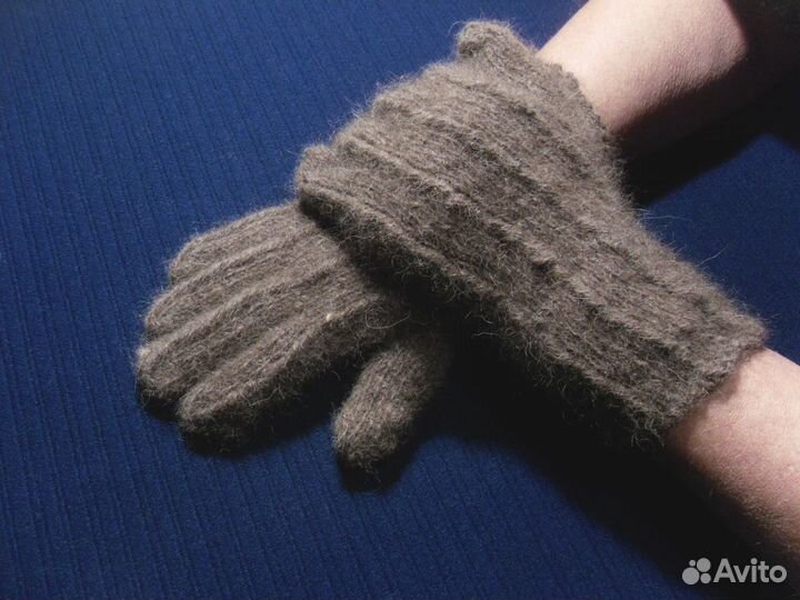 Перчатки мужские из собачьей шерсти
